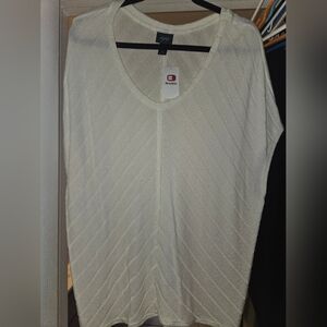 Eberjey Cream Knit Top